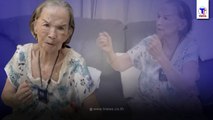 คุณยายมารศรี วัย 101 ปี นั่งเชียร์มวยคู่เอกสุดใจมือไม้มาเต็ม