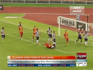 Selangor berjaya sahkan tempat ke suku akhir