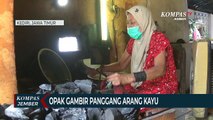 Jajanan Tradisional Opak Gambir, Dipanggang di Atas Arang Kayu