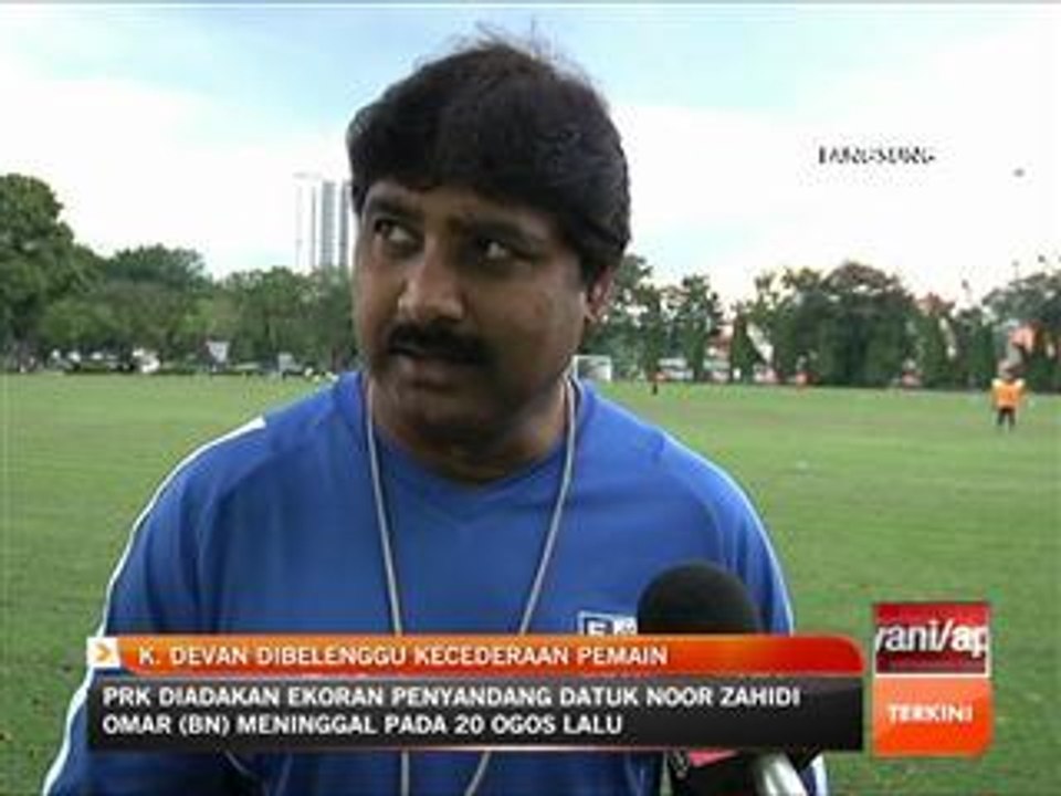 K.Devan dibelenggu kecederaan pemain