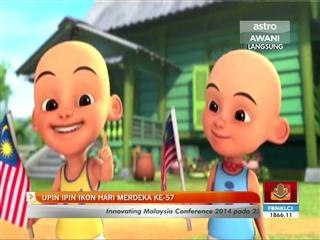 Upin Ipin ikon Hari Merdeka ke-57