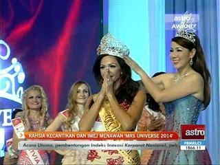 Rahsia kecantikan dan imej menawan 'Mrs Universe 2014'