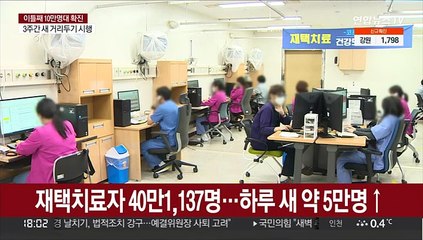 확진자 이틀째 10만명대…오늘부터 새 거리두기 적용