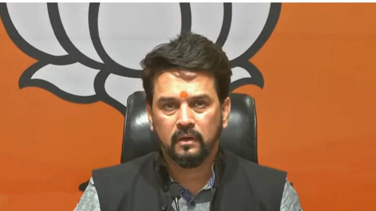 Anurag Thakur attacks SP over terrorism amid UP Polls