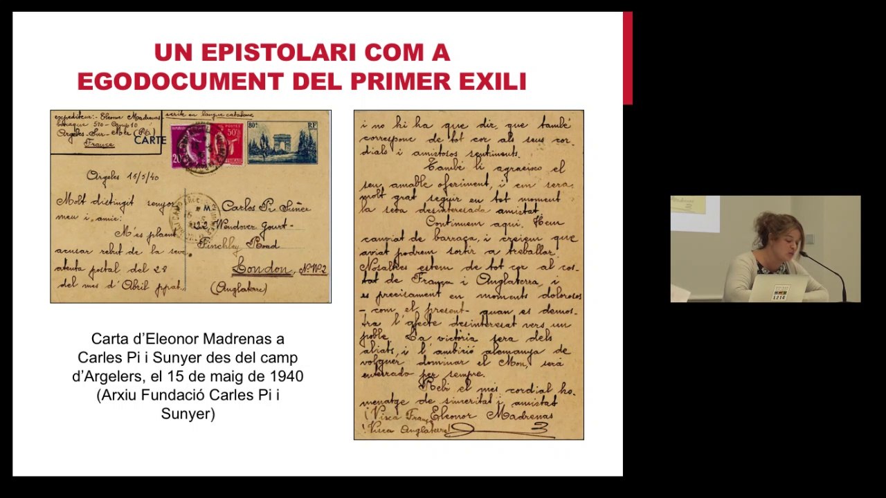 Cartes des de la sorra: una aproximació a un corpus d'exili