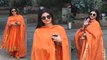 Mouni Roy suit के साथ सिंदूर लगाए हुई spot, Mouni ethnic look; Watch video | FilmiBeat