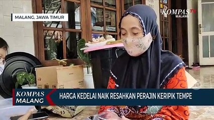 Descargar video: Harga Kedelai Naik, Perajin Keripik Tempe di Malang Kesulitan Naikkan Harga