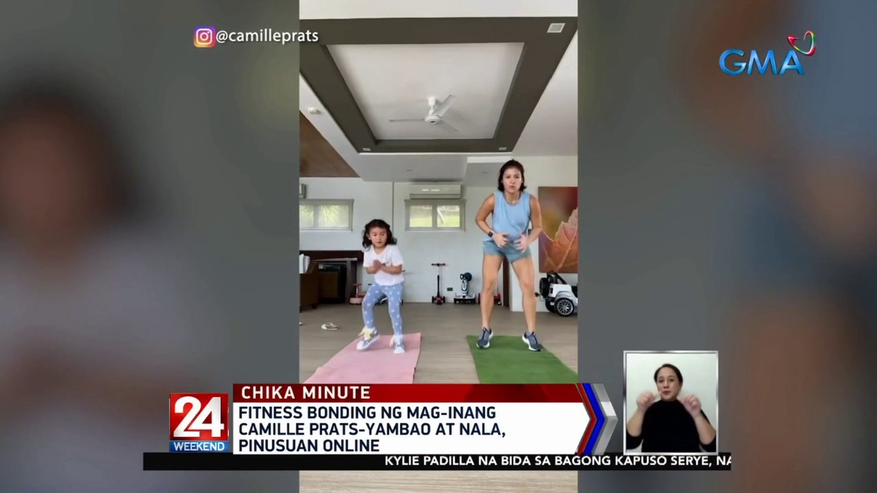 Fitness bonding ng mag-inang Camille Prats-Yambao at Nala, pinusuan online | 24 Oras
