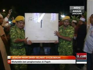 Jenazah Noor Zahidi selamat dikebumikan