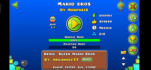 MARIO BROS AUTO (Geometry Dash)