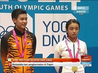 June Wei puas selepas raih emas