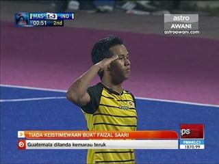 Tiada keistimewaan buat Faizal Saari