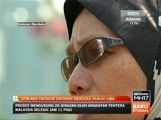 Upacara tafakur Dataran Merdeka penuh hiba