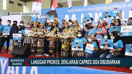 Deklarasi Capres La Nyalla di Samarinda Dibubarkan Satpol PP, Acara Dianggap Melanggar Prokes