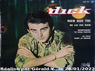 Dick Rivers_Ne lui dis rien (C. Richard-Don't talk to him)(Clip 1963)