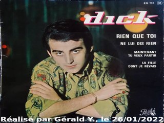 Dick Rivers_Ne lui dis rien (C. Richard-Don't talk to him)(Clip 1963)karaoké