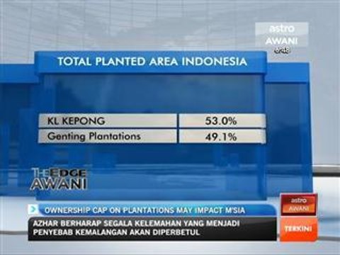 Ownership cap on plantations may impact Malaysia