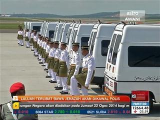 Polis bantu kawal laluan jenazah mangsa MH17