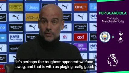Pochettino's Tottenham 'the best' Guardiola has faced in England