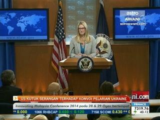 US kutuk serangan terhadap konvoi pelarian Ukraine