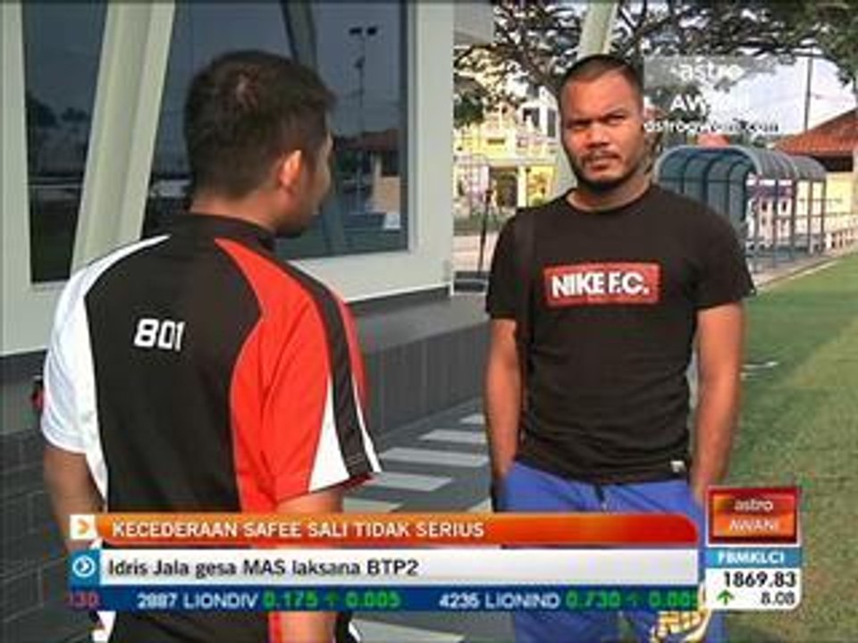 Kecederaan Safee Sali tidak serius