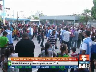 Langsung perkahwinan sebelum gencatan senjata berakhir