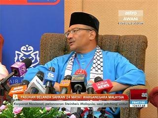 Pasukan Belanda sahkan 24 mayat warganegara Malaysia