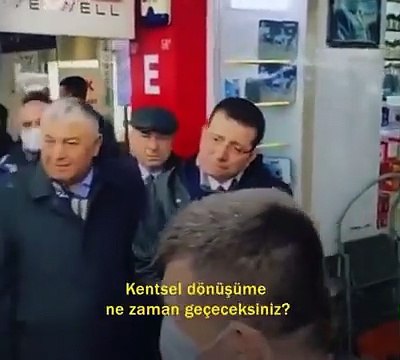 Vatandaş çok fena köşeye sıkıştırdı... İmamoğlu'nun zor anları kamerada