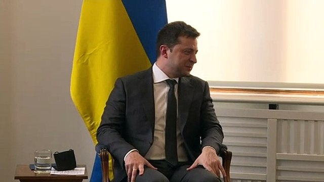 Boris Johnson and Volodymyr Zelenskyy meet in Germany