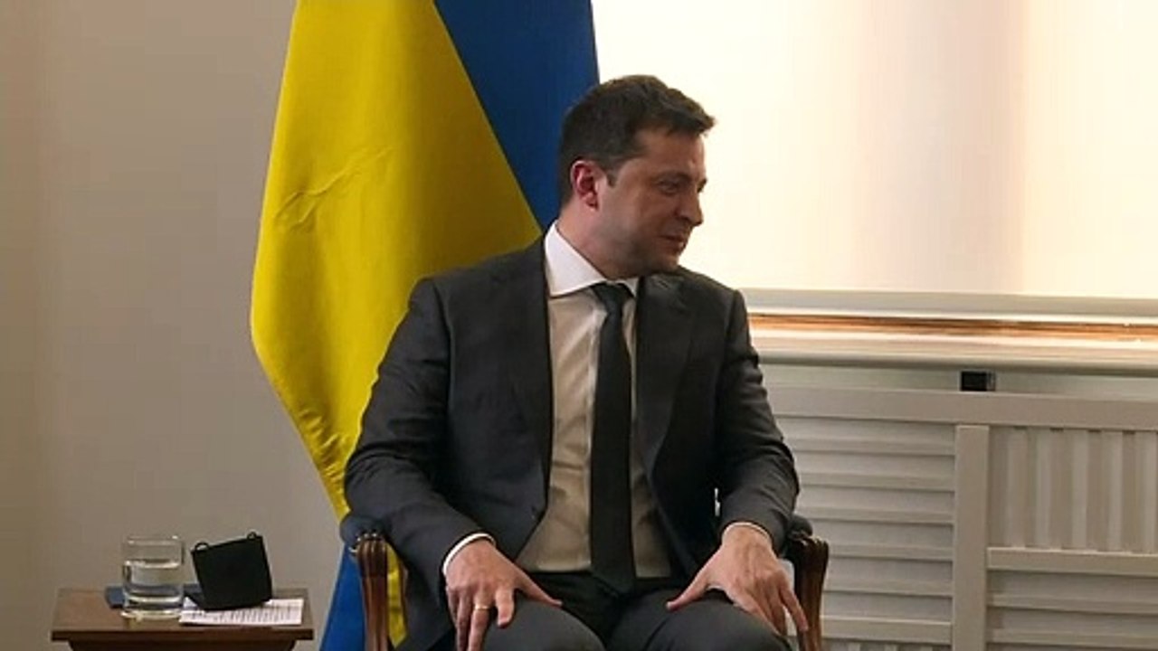 Boris Johnson and Volodymyr Zelenskyy meet in Germany