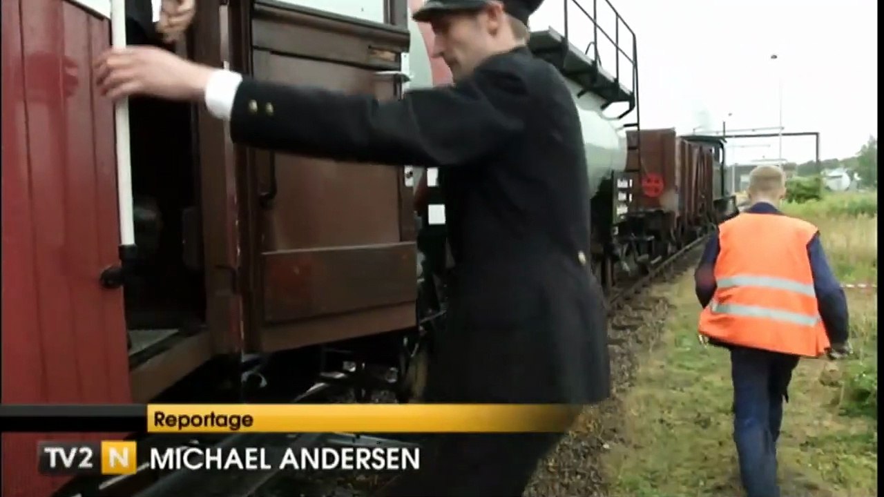 Damplokomotiv på skinner | Limfjordsbanen | Jens Jørn Larsen | Mike Lynge Christiansen | Aalborg | 13-07-2014 | TV2 NORD @ TV2 Danmark
