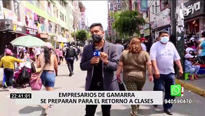 Gamarra: Comerciantes se alistan para campaña escolar