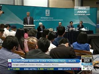 Keuntungan sebelum cukai Petronas RM28.1 bilion