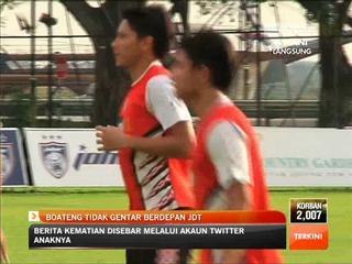 Boateng tidak gentar berdepan Johor DT