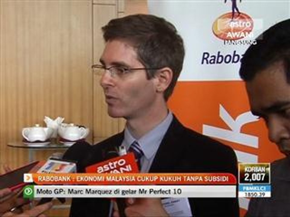 Rabobank: Ekonomi Malaysia cukup kukuh tanpa subsidi