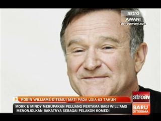 Robin Williams ditemui mati pada usia 63 tahun