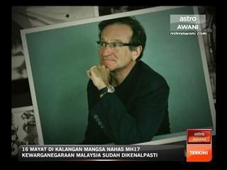 Aktor Robin Williams meninggal, disyaki bunuh diri