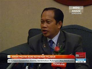 Krisis politik jejas keyakinan pelabur