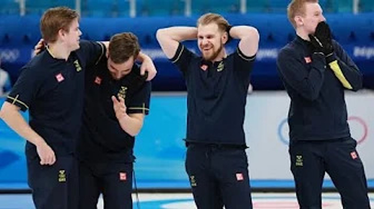 Olympics-Curling-Edin and Sweden complete Olympic collection with golden crown