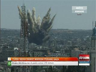 Turki sedia rawat mangsa perang Gaza