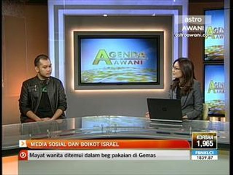 Agenda Awani: Media sosial dan boikot Israel