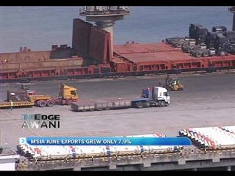 Malaysia June exports grew only 7.9%,