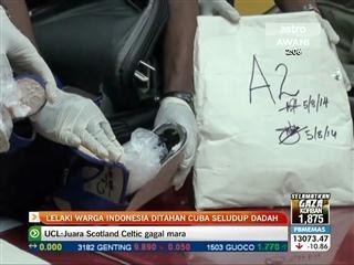 Lelaki warga Indonesia ditahan cuba seludup dadah