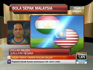 Bola sepak Persahabatan : Tajikistan tewaskan Malaysia 4-1