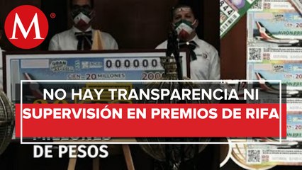Sigue la disputa por los premios de la rifa del avión presidencial