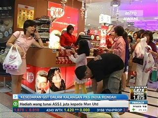 Kesedaran GST dalam kalangan PKS India rendah