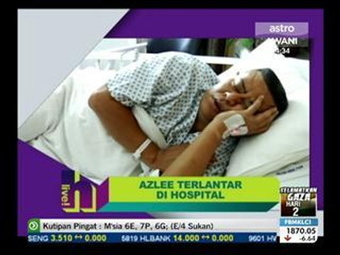 Azlee Senario terlantar di hospital