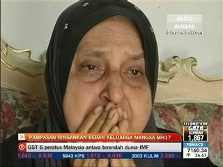 Pampasan ringankan beban keluarga mangsa nahas MH17