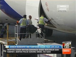 Airbus mendapat 980 tempahan kasar pada Jan-Julai