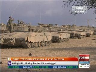 Israel teruskan serangan ke atas Palestin